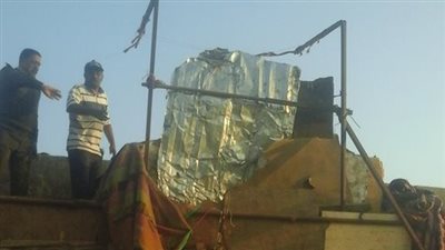 بالصور.. رفع 45 حالة إشغال طريق في حملة بالطريق الدائري بقليوب