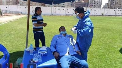 دمنهور يجري المسحة الطبية استعدادا لاستئناف دوري القسم الثاني | صور