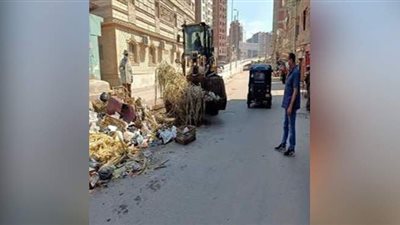 رفع أطنان من  القمامة بحي ثان المحلة في الغربية | صور