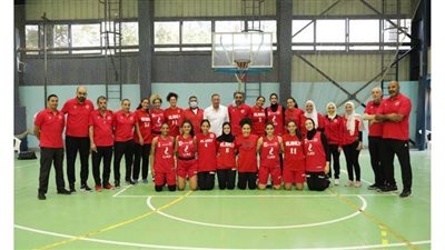 الخطيب يؤازر سيدات سلة الأهلي في مباراة هليوبوليس