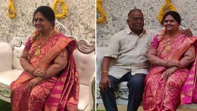 زوج مخلص يصنع تمثالا من الشمع لزوجته الراحلة تخليدا لذكراها| صور