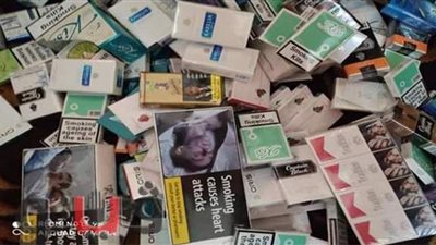 ضبط كميات من السجائر مجهولة المصدر بالإسماعيلية | صور