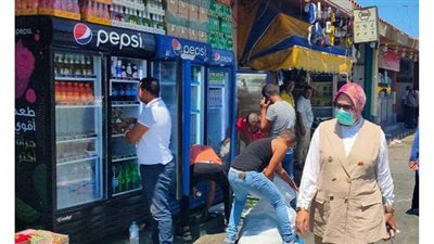 حملة مكبرة لإزالة إشغالات الباعة الجائلين بغرب الإسكندرية