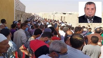 تشييع جنازة مرشح حزب النور بانتخابات الشيوخ في بني سويف