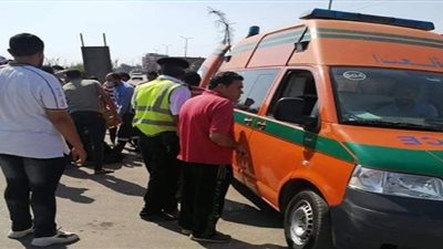 ميكروباص يصدم ملاكي وتروسيكل وفيسبا ويصيب ٧ أشخاص بطنطا