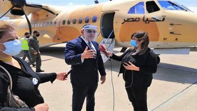 وصول المرحلة الثالثة من جسر المساعدات المصرى إلى بيروت