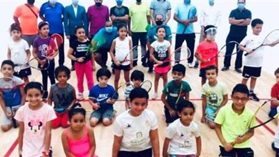 استئناف تدريبات المشروع القومي للإسكواش لأول مرة منذ بدء أزمة كورونا | صور