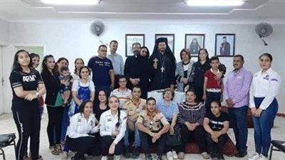 الأنبا باخوم يزور كنيسة العذراء ويوسف النجار بمنطقة الخصوص