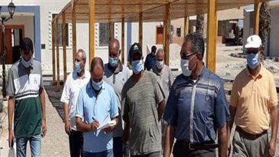 اللواء مجدي الوصيف يتفقد بعض المشروعات  بطور سيناء