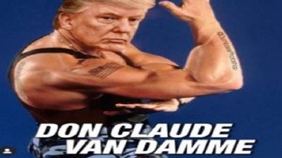 نجل ترامب يدعم والده في الانتخابات بصورة فوتوشوب | صور