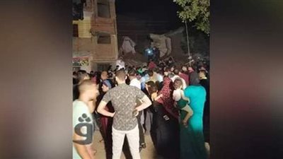 ارتفاع أعداد مصابي انفجار أسطوانة غاز وانهيار منزل بالمنوفية لـ 7 أشخاص