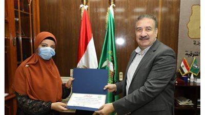 محافظ المنوفية يكرم أولى الثانوية الأزهرية | صور