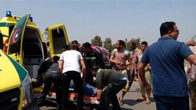 إصابة طبيب في حادث انقلاب سيارة ملاكي بطريق طنطا- إسكندرية الزراعي