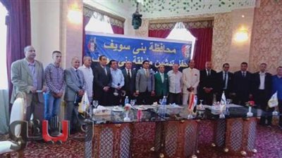 رئيس اتحاد  «الميني فوتبول» يفتتح فرع بني سويف | فيديو