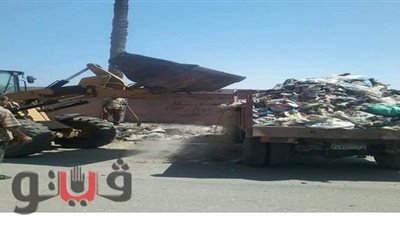 رفع 142 طنا من القمامة  بقرى مدينة الإسماعيلية | صور