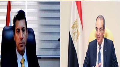وزيرا الرياضة والاتصالات يناقشان تجهيزات كأس العالم لكرة اليد