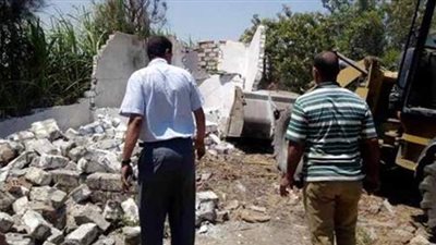 إزالة فورية لـ 29 حالة تعد على الأراضي الزراعية بالمنوفية