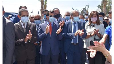 وزراء الرياضة والتموين والهجرة يفتتحون نادي ماتريكس بالغربية