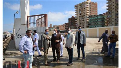 إنشاء حديقة جديدة بجوار الموقف الجديد في كفر الشيخ