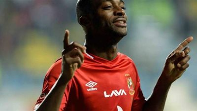 جيرالدو يحرز الهدف الأول  للأهلي بمرمى أسوان في الدوري