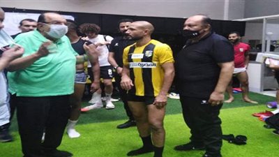 رسالة من المشرف على الكرة بالمقاولون للاعبين بعد تخطي الإنتاج الحربي