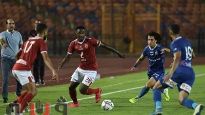 الأهلي يواصل تقدمه بهدف على أسوان بعد 70 دقيقة  | صور