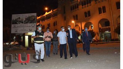 محافظ الغربية ونائبه يتفقدان مرفق النقل الداخلي وأعمال ميدان المحطة