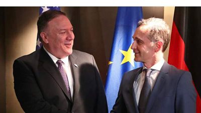 بومبيو يبحث محاسبة إيران مع نظيره الألماني