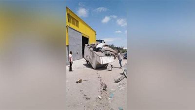 إزالة إشغالات الباعة الجائلين بمحور المحودية فى الإسكندرية