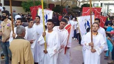 دير سيدة الانتقال بدرنكة يحتفل بتطواف 