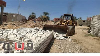 إزالة فورية لتعديات على 200 متر بقرية الحجاز في الإسماعيلية | صور
