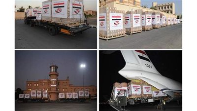مصر تواصل تكثيف الجسر الجوى لإرسال المساعدات العاجلة للبنان