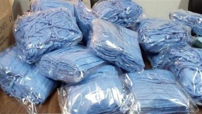 إحباط محاولة تهريب 784 ألف كمامة طبية لداخل البلاد