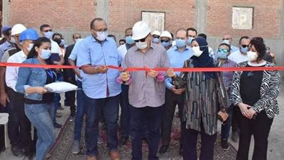 محافظ أسيوط يفتتح أعمال إحلال وتجديد محطة رفع مير