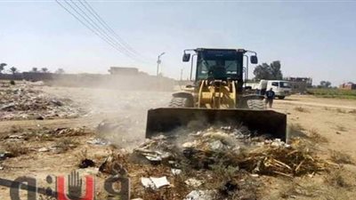 رفع 35 طن مخلفات من أبوصوير بالإسماعيلية