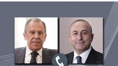 لافروف و تشاووش أوغلو يبحثان تفعيل التسوية السلمية للأزمة السورية