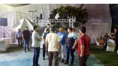 فض حفلي زفاف  ومصادرة معدات التجهيز  بالدقهلية