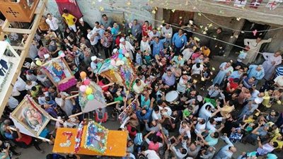 المسلمون والمسيحيون يحتفلون بمولد العذراء.. إجراءات احترازية للوقاية من كورونا.. وقربانة مريم أبرز طقوس الاحتفال | فيديو