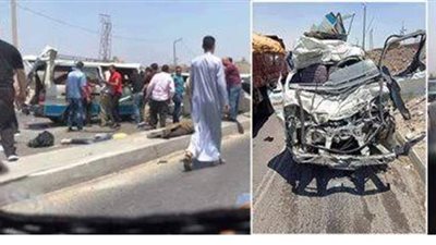 الإستعلام عن حالة المصابين في حادث الصف للوقوف علي أسبابه