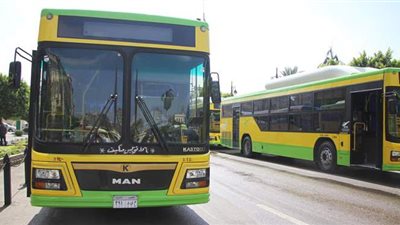 القاهرة تحتفل بدخول ٢٠ أتوبيسا مكيفا يعمل بالغاز الخدمة