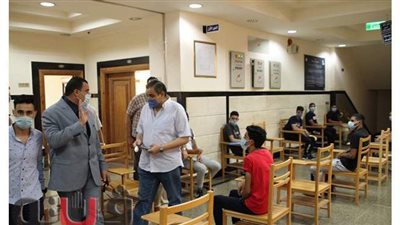 رئيس جامعة كفر الشيخ يتفقد اختبارات القدرات بكليتي التربية الرياضية والنوعية | صور