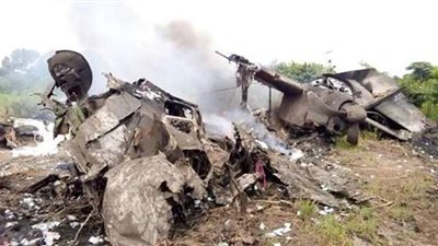 مصرع 17 شخصا على الأقل في تحطم طائرة جنوب السودان | صور