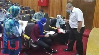 مكتب التنسيق الفرعى بجامعة القناة يبدأ فى استقبال الطلاب | صور