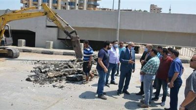 محافظ القليوبية يتفقد أعمال تطوير المرحلة الثانية لإنشاء كوبري الشموت