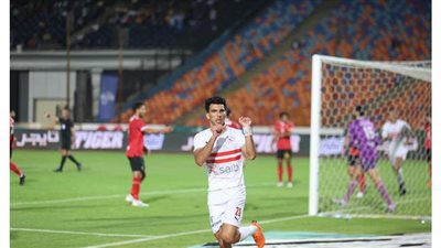 زيزو يحرز الهدف الأول للزمالك في الأهلي بالقمة 120