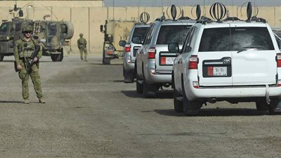 التحالف الدولي بقيادة الولايات المتحدة يغادر قاعدة التاجي شمال بغداد