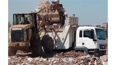 رفع ١٠١٠ أطنان قمامة وصيانة ١٦٢ كشاف إنارة بالبحيرة