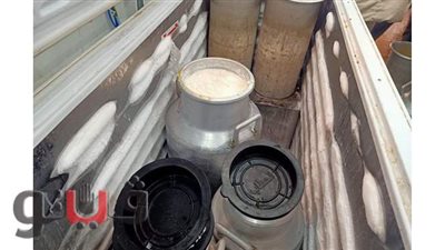 ضبط كميات كبيرة من منتجات الألبان داخل مصنع غير مرخص بالشرقية