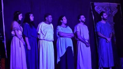 أتلانتس.. ابتهالات النقشبندي وأشعار البابا شنودة تنير ليالي تياترو آفاق | صور