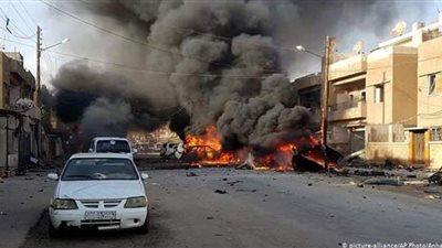لحظة انفجار خط غاز وانقطاع الكهرباء في سوريا | فيديو